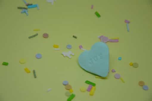 Hartjes snoep broche juf - Afbeelding 4