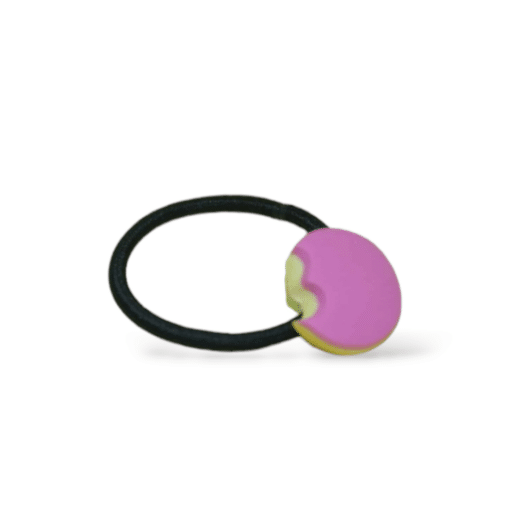 Haarelastiek roze koek