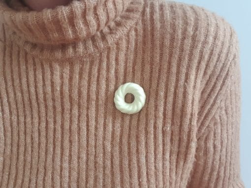 Pin broche kerstkransje - Afbeelding 2