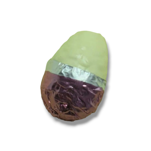 Pin broche paasei wit/roze