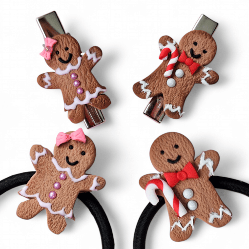 Haarknipje gingerbread - Afbeelding 3