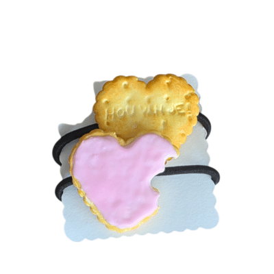 Haarelastiek set van 2 likkoekjes