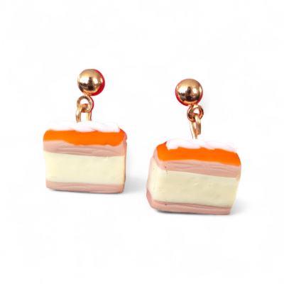 Oorhangers oranje tompouce